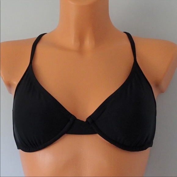 Volcom Black Swim Top - Picture 1 of 3